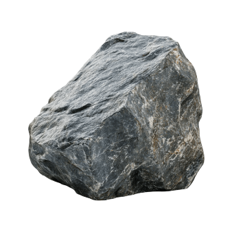 Peace of a stone on Mount Kilimanjaro in Tanzania