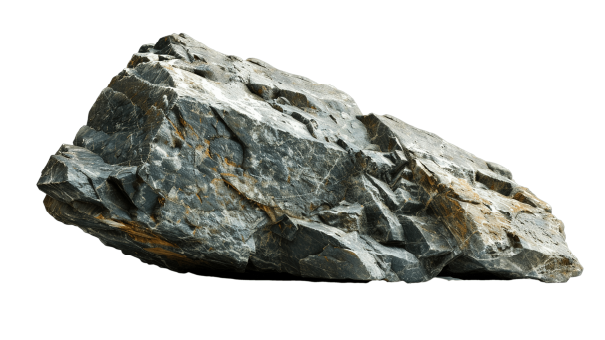 Rock formations on Mount Kilimanjaro in Tanzania