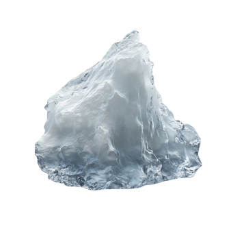 Glacial stone on Mount Kilimanjaro in Tanzania